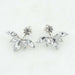 Crystal Flower Stud Earrings Women Fashion Jewelry Rhinestones Earrings
