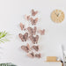 12 Pcs/Set 3D Wall Stickers Hollow Butterfly Home Wall Decoration