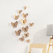 12 Pcs/Set 3D Wall Stickers Hollow Butterfly Home Wall Decoration