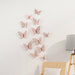 12 Pcs/Set 3D Wall Stickers Hollow Butterfly Home Wall Decoration