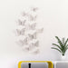 12 Pcs/Set 3D Wall Stickers Hollow Butterfly Home Wall Decoration