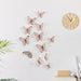12 Pcs/Set 3D Wall Stickers Hollow Butterfly Home Wall Decoration