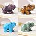 1PC Natural Crystal Elephant Amethyst Obsidian Luxury Animals Stone Crafts