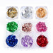 Gold Silver Red Colorful Nail Art Foil Aluminum Nail Sticker Manicure Glitter