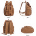 New Fashion Men Women Backpack Vintage Canvas Travel Bags Large Capacity Backpack