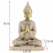 The Hue Sandstone Buddha Statue Sculpture Handmade Meditation Miniatures