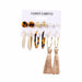Women's Earrings Set Pearl Earrings Geometric Crystal Bohemian Fashion Jewelry