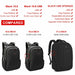 Anti Theft Nylon Laptop Backpack Fashion Travel USB Charging Backpack Bags