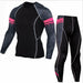 Thermal Underwear Set Men's Sportswear Running Training Compression Tights