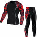Thermal Underwear Set Men's Sportswear Running Training Compression Tights