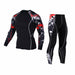 Thermal Underwear Set Men's Sportswear Running Training Compression Tights