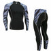 Thermal Underwear Set Men's Sportswear Running Training Compression Tights