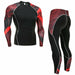 Thermal Underwear Set Men's Sportswear Running Training Compression Tights