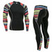 Thermal Underwear Set Men's Sportswear Running Training Compression Tights