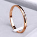Stainless Steel Rings Anti-Allergy Smooth Simple Wedding Couple Rings