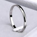 Stainless Steel Rings Anti-Allergy Smooth Simple Wedding Couple Rings