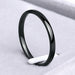 Stainless Steel Rings Anti-Allergy Smooth Simple Wedding Couple Rings