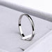 Stainless Steel Rings Anti-Allergy Smooth Simple Wedding Couple Rings