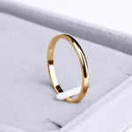 Stainless Steel Rings Anti-Allergy Smooth Simple Wedding Couple Rings