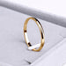 Stainless Steel Rings Anti-Allergy Smooth Simple Wedding Couple Rings