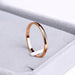 Stainless Steel Rings Anti-Allergy Smooth Simple Wedding Couple Rings