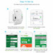Wireless WIFI Repeater 300Mbps Wifi Extender Long Range Signal Amplifier Booster
