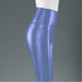 Women PU Leather Pants High Waist Elastic Slim Leather Leggings
