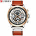 NEW Fashion Sports Watch Men Brand Luxury Leather Wrist Watches