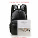 Waterproof PU Leather Backpack Casual Fashion High-Quality Travel Bag