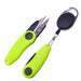 Fishing Quick Knot Tool Fishing Line Cutter Clipper Nipper Hook Sharpener Tackle Gear