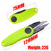 Fishing Quick Knot Tool Fishing Line Cutter Clipper Nipper Hook Sharpener Tackle Gear