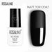 ROSALIND Top Base Coat Gel Polish UV Shiny Soak Off Long Lasting Nail Polish