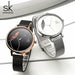 Creative Lady Casual Watches Stainless Steel Mesh Band Stylish Wrist Watch For Women