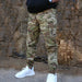 Men Fashion Streetwear Casual Camouflage Jogger Pants Tactical Military Trousers