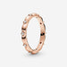 Authentic 925 Sterling Silver Gold Rose-Gold Coating Princess Sparkling Rings Women Jewelry
