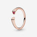 Authentic 925 Sterling Silver Gold Rose-Gold Coating Princess Sparkling Rings Women Jewelry