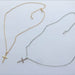 Fashion Cross Chain Necklace Unisex Luxury Gold Jewelry Pendant Necklace