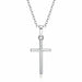 Fashion Cross Chain Necklace Unisex Luxury Gold Jewelry Pendant Necklace