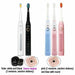 Sonic Electric Toothbrush 5 Mode USB Rechargeable Tooth Brushes Replacement Heads Set