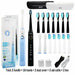 Sonic Electric Toothbrush 5 Mode USB Rechargeable Tooth Brushes Replacement Heads Set