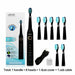 Sonic Electric Toothbrush 5 Mode USB Rechargeable Tooth Brushes Replacement Heads Set