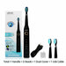 Sonic Electric Toothbrush 5 Mode USB Rechargeable Tooth Brushes Replacement Heads Set