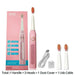 Sonic Electric Toothbrush 5 Mode USB Rechargeable Tooth Brushes Replacement Heads Set