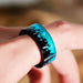 Wooden Blue Resin Rings Mountains Inside Magical World In A Tiny Landscape Rings