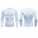Men Compression Running T Shirt Fitness Tight Long Sleeve Sportswear
