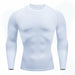 Men Compression Running T Shirt Fitness Tight Long Sleeve Sportswear