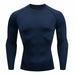 Men Compression Running T Shirt Fitness Tight Long Sleeve Sportswear