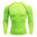 Men Compression Running T Shirt Fitness Tight Long Sleeve Sportswear