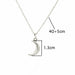 Cute Moon Pendant Necklaces Bohemia Silver Chain Necklace Women Jewelry