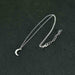 Cute Moon Pendant Necklaces Bohemia Silver Chain Necklace Women Jewelry
